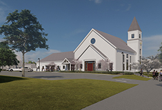 Groom Construction continues work <br> on First Baptist Church of Wakefield 